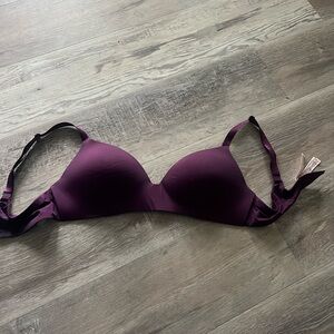 Purple Women's Victoria secret padded Intimates Bra like new size 38C